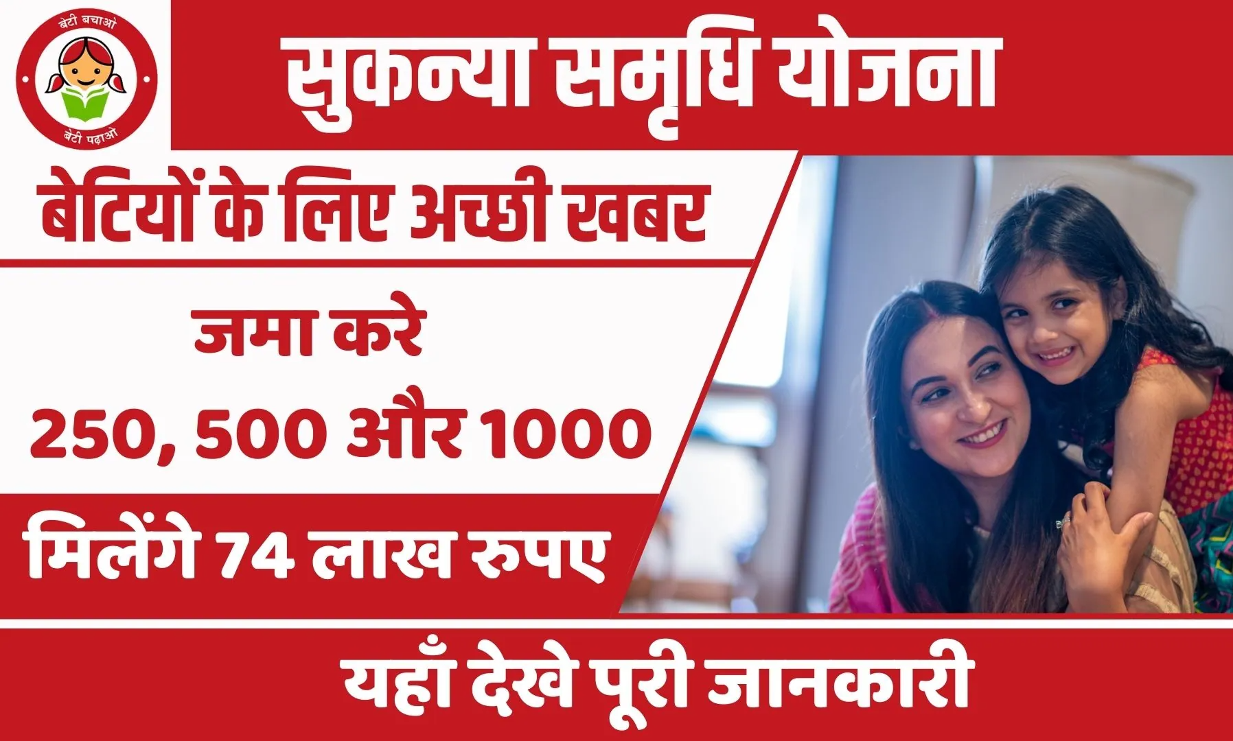 Sukanya Samriddhi Yojana (SSY)