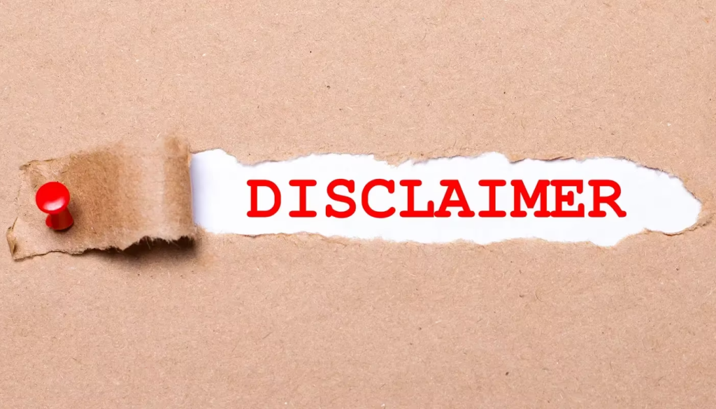 Disclaimer
