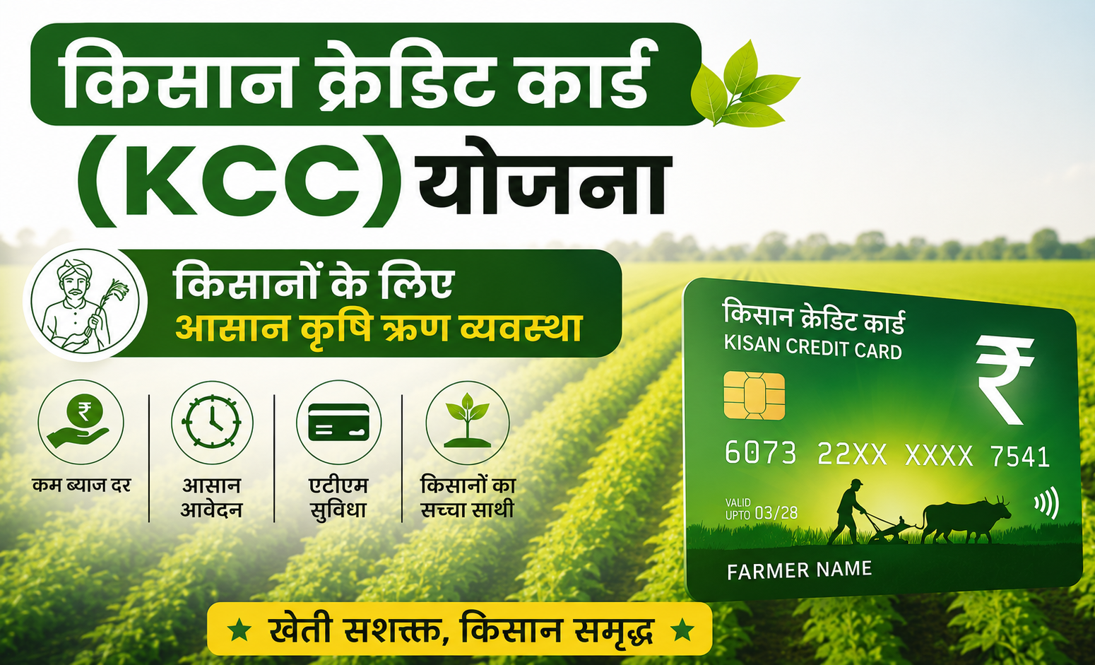 Kisan Credit Card (KCC) | किसान क्रेडिट कार्ड