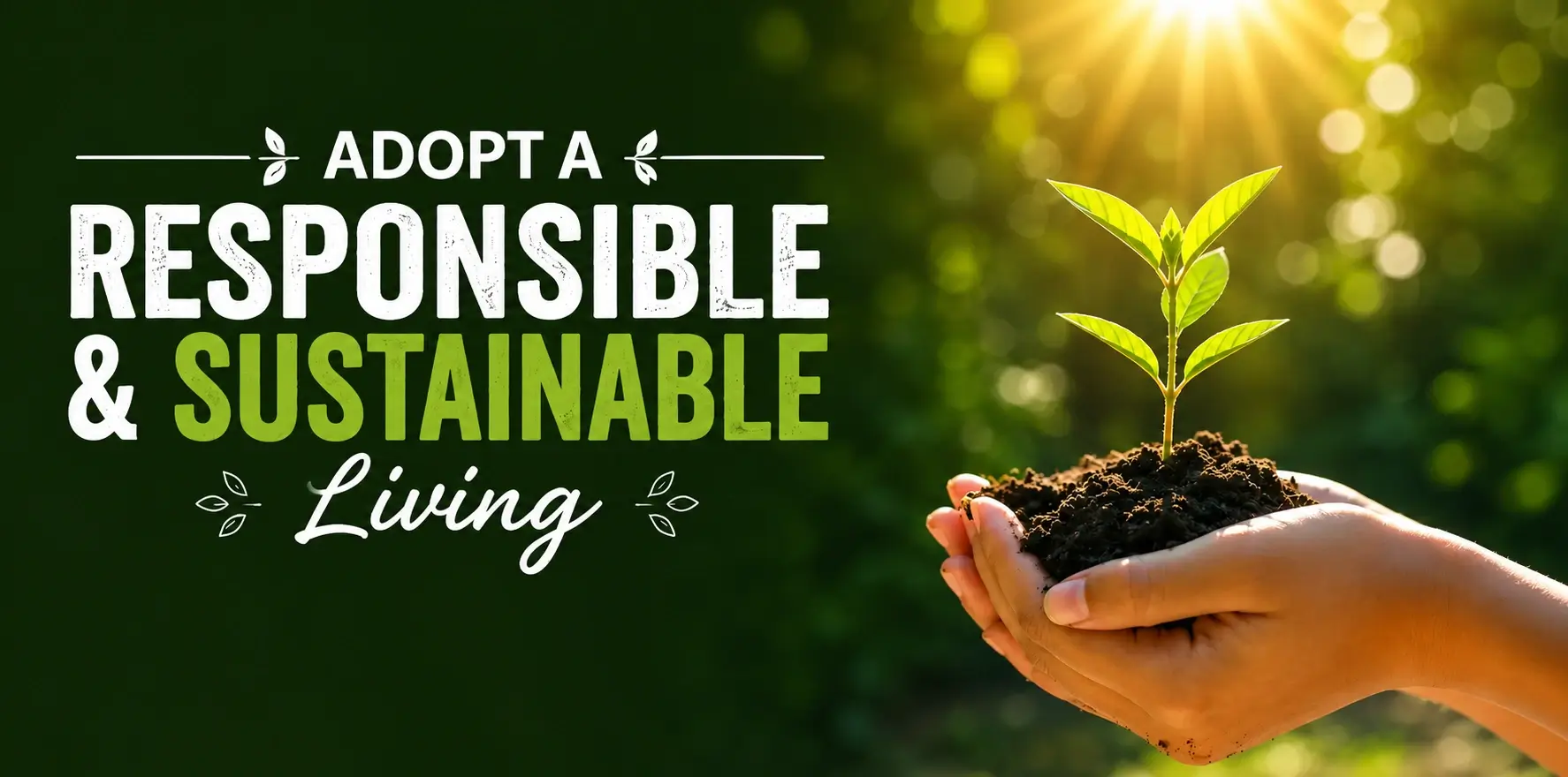 Adopt a Responsible and Sustainable Living