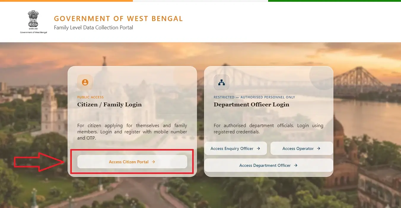 West Bengal Annapurna Yojana official portal